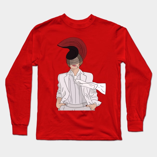 Patti Lupone Hat Long Sleeve T-Shirt by byebyesally